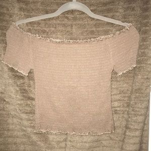 Off The Shoulders Crop Top